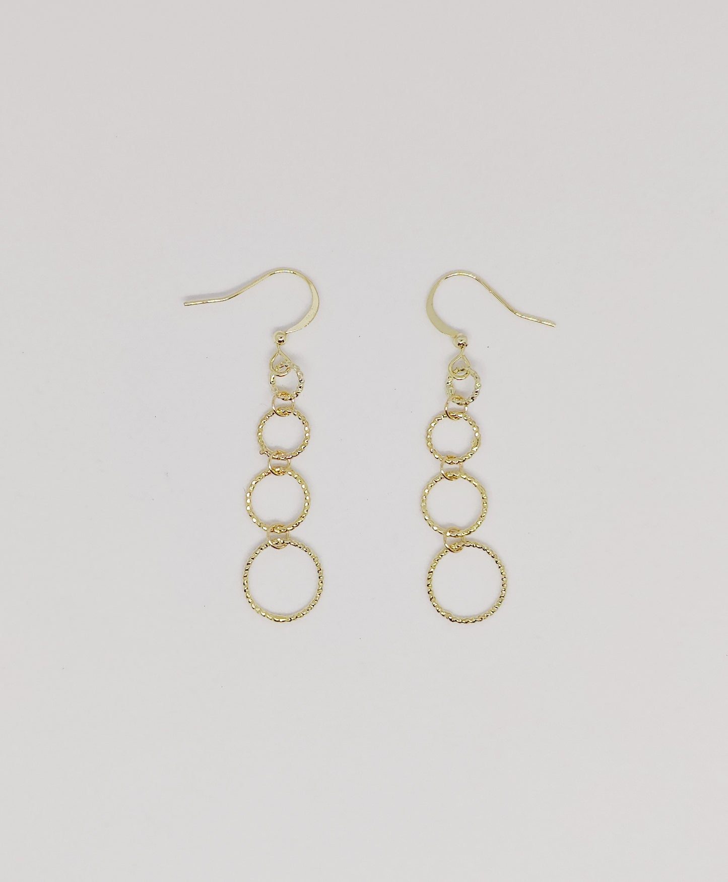 Graduated Hoop Cascade Earrings