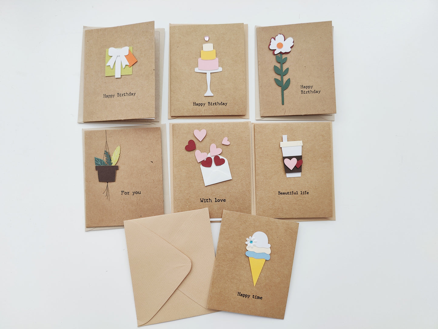 Paper Applique Greeting Cards