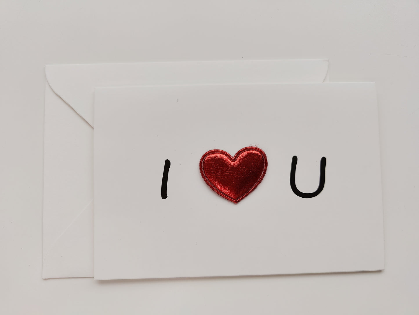 Red Heart Decoration Greeting Card