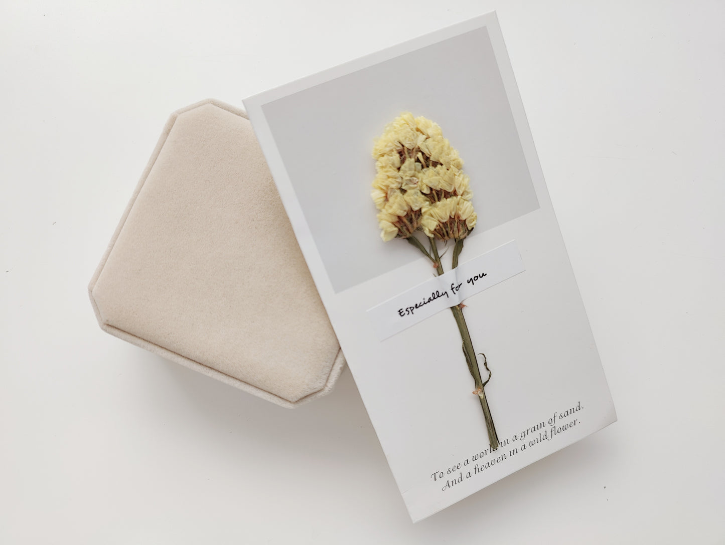 Dried Flower Greeting Card