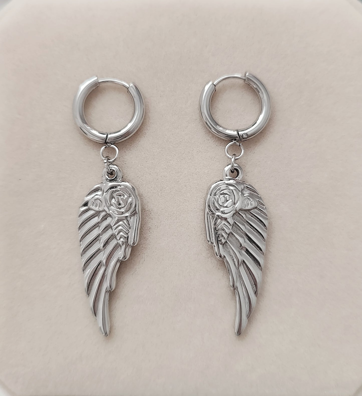 Angelic Harmony Hoop Earrings