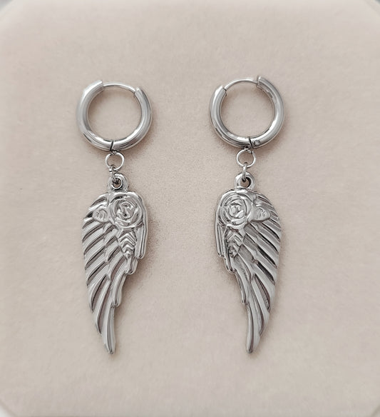 Angelic Harmony Hoop Earrings