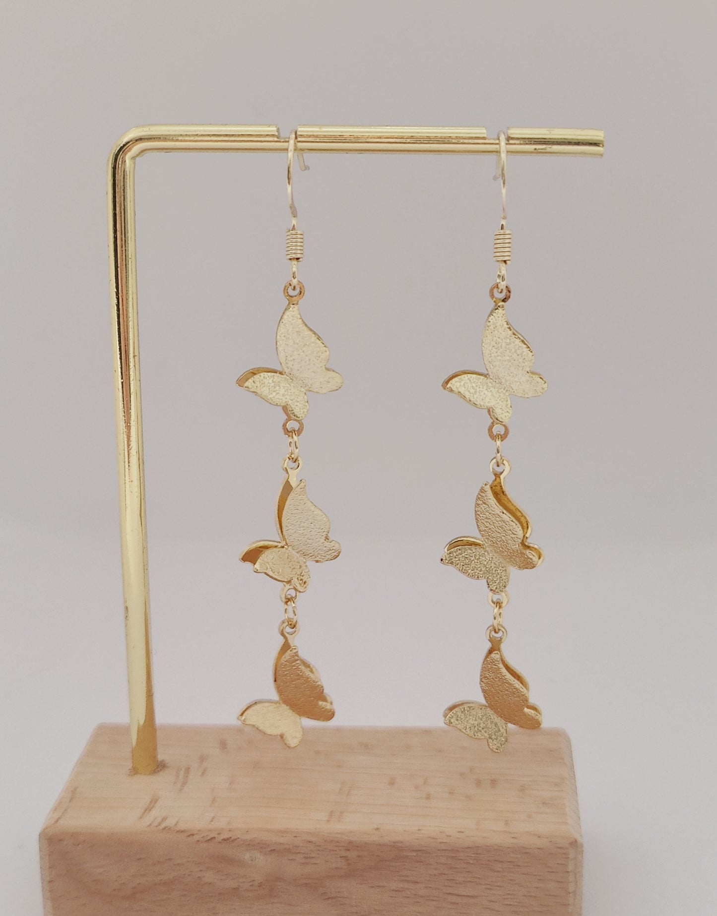 Fluttering Butterfly Chain Earrings