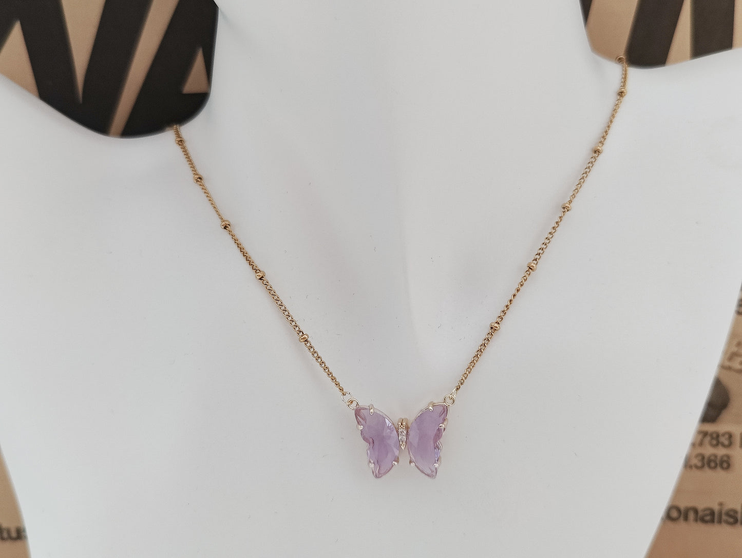 Amethyst Butterfly Delight Jewelry Set